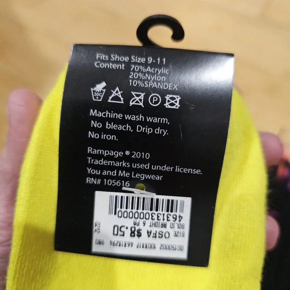 41 Pairs Rampage DEB Colorful Neon Low Cut No Show Lot Of Socks OS - Picture 10 of 14